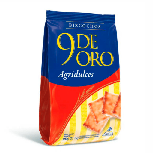 Galletitas 9 DE ORO agridulces 200Gr
