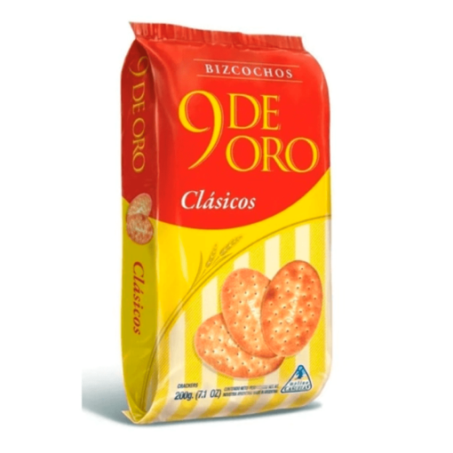 Galletitas 9 DE ORO clásica 200Gr
