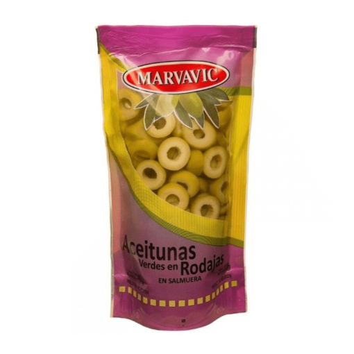 Aceitunas verdes en rodajas Marvavic 300grs