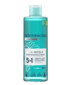 Agua Micelar Adermicina cuidado facial Avena-Manzanilla-Malva 400ml