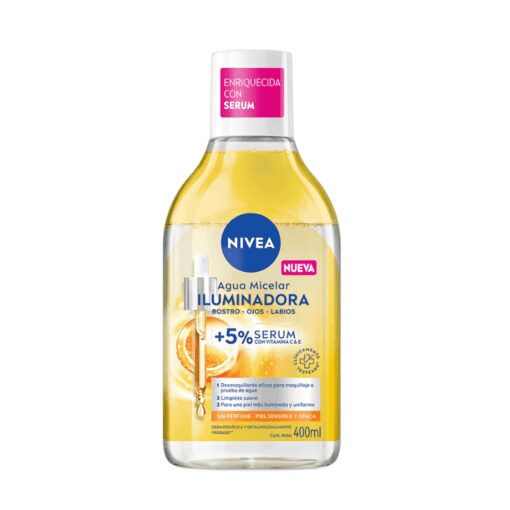 Agua Micelar Nivea Iluminadora 400ml