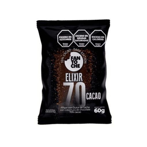 Alfajor Fantoche Elixir 70 cacao 60grs