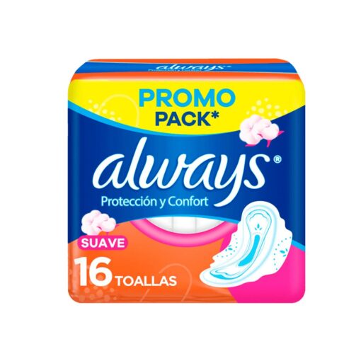 ALWAYS toallitas suave 16u
