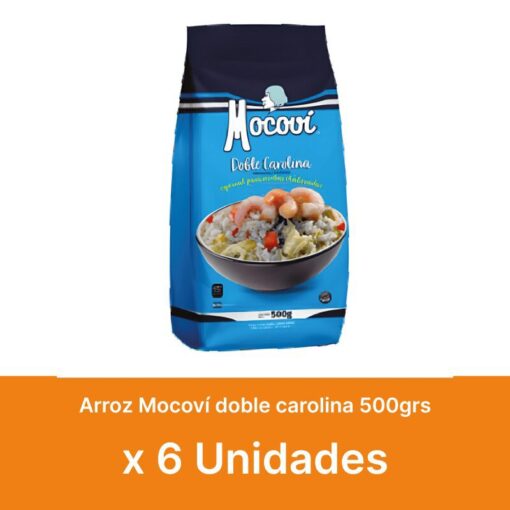 AHORRO 52% Arroz Mocoví doble carolina 500grs x6u ( $ 650 la unidad )