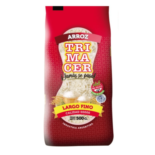 Arroz TRIMACER largo fino 500Gr