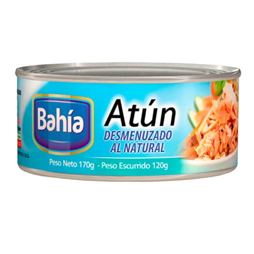 Atún desmenuzado al natural BAHÍA 170Gr