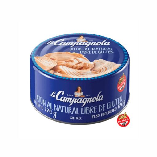 Atún entero al natural LA CAMPAGNOLA 170Gr