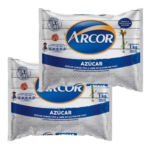 Azucar Arcor 1kg x2u ( precio x unidad $ 1000 )