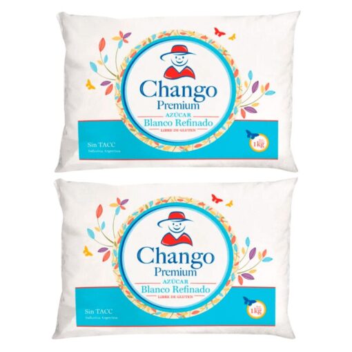 Azúcar Chango premium 1kg x2u ( $ 1150 x unidad )