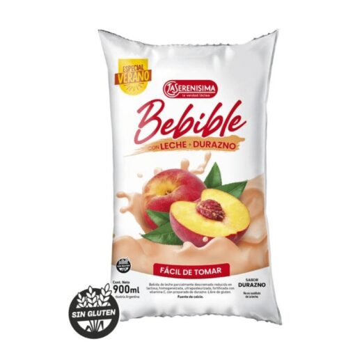 Leche bebible La Serenísima Durazno 900ml