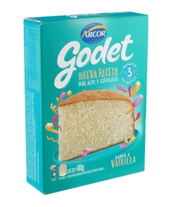 Bizcochuelo Godet vainilla 480grs
