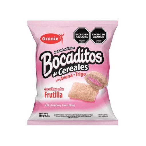 Bocaditos de cereales de Avena y Trigo Granix 180grs