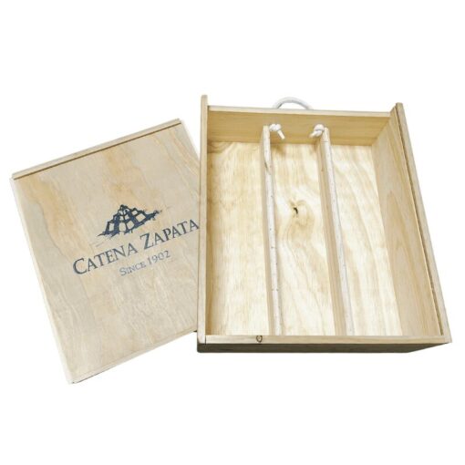 Estuche de madera Catena Zapata para 3 botellas 750ml