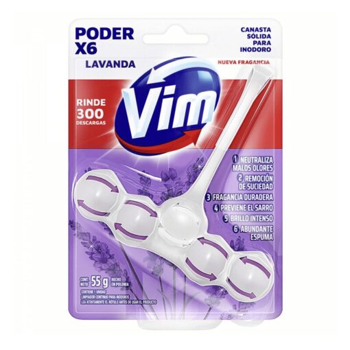 Canasta p/inodoro Lavanda Vim
