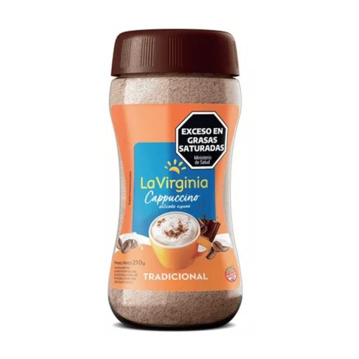 Cappuccino Tradicional La Virginia frasco 210grs