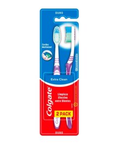 Cepillo dental Colgate Extra Clean x2u