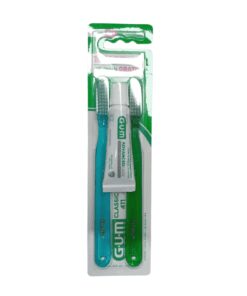 Cepillo dental Gum classic 411 x2u + Gel dental