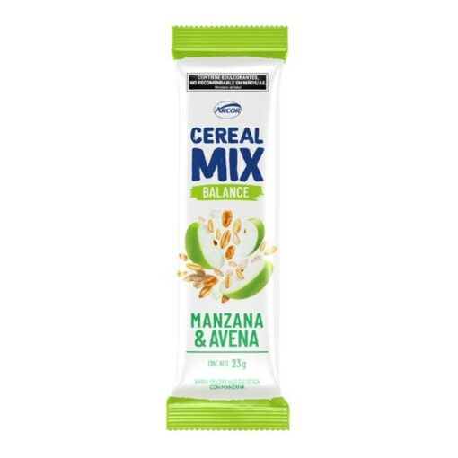 Barrita Cereal Mix Manzana light 23grs