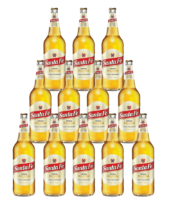 Cerveza Santa Fe PILSEN 1L CAJON 12u RETORNABLE