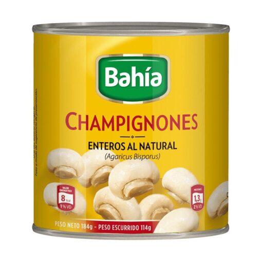 Champignones enteros Bahia x184g
