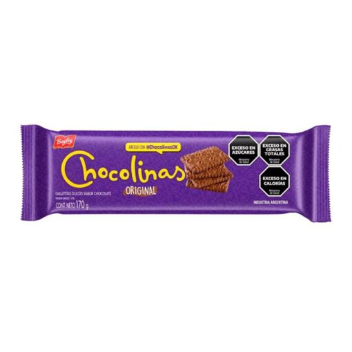 Galletitas Chocolinas Original 170grs
