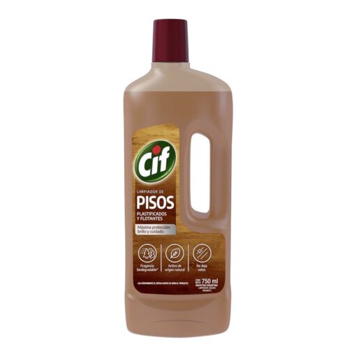 Cif limpiador de pisos plastificados y flotantes 750ml