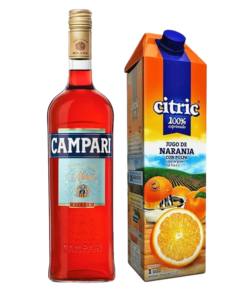 Combo Campari 750ml + Jugo Citric Naranja 1lt