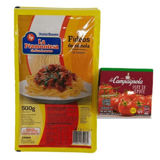 Promo Cinta FINA Piamontesa + Pure de tomate La Campagnola 530g