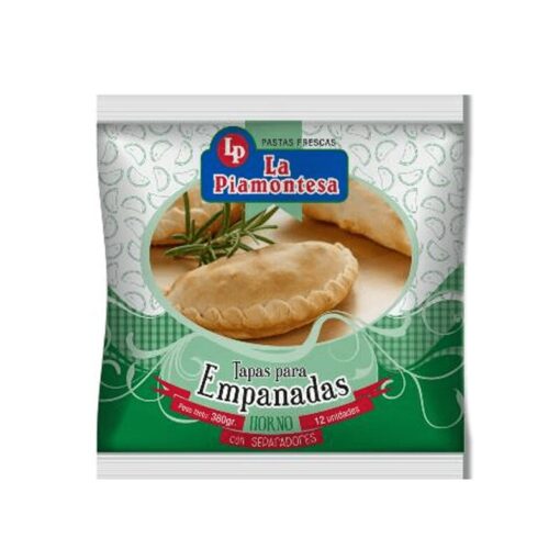 Discos empanadas horno La Piamontesa 330grs x12u