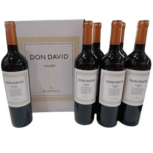 Don David Malbec 750ml x 6u ( precio x unidad $ 5490 )
