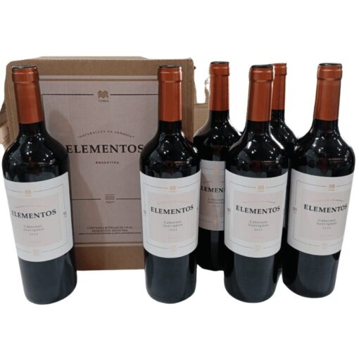 Elementos Cabernet Sauvignon 750ml x 6u ( precio x unidad $ 3650 )