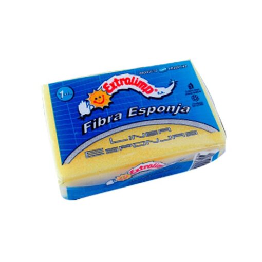 Esponja de fibra Extralimp