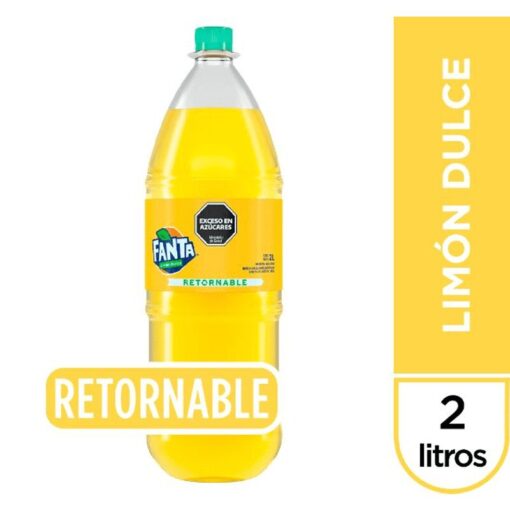 Fanta limón dulce 2lts RETORNABLE