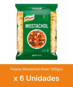 AHORRO 53 % Fideos Mostachol Knorr 500grs x6 Unidades ( $ 1100 la unidad )