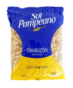Fideos Sol Pampeano Tirabuzón 500grs
