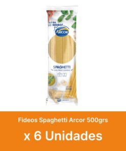 AHORRO 25% Fideos Coditos Spaghetti 500grs x6u ( $ 950 la unidad )