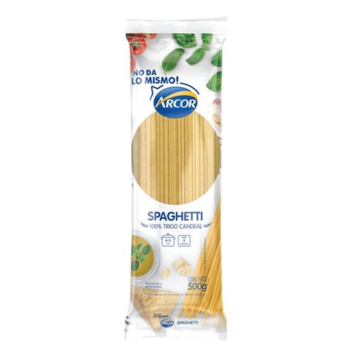 Spaghetti Arcor trigo 500grs