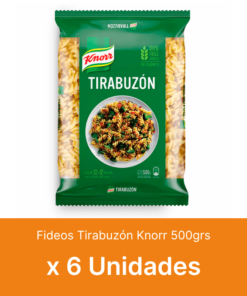 AHORRO 53% Fideos Tirabuzón Knorr 500grs x6 Unidades ( $ 1100 la unidad )
