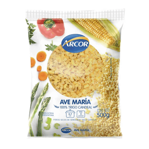 Fideos Arcor Ave María 500grs
