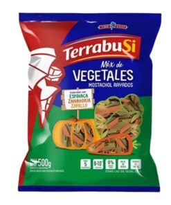 Fideos Mostachol rayado Terrabusi Mix de Vegetales 500grs