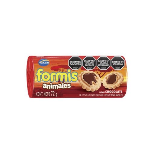 Galletitas Formis Animales Chocolate 72grs