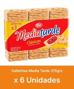 AHORRO 15% Galletitas Media Tarde 315grs x6u ( $ 860 la unidad )