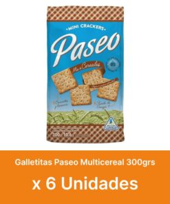 AHORRO 15% Galletitas Paseo Multicereal 300grs x6u ( $ 865 la unidad )