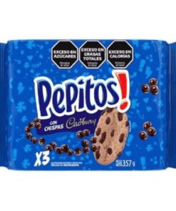 Galletitas Pepitos c/hips Carury x3 357grs