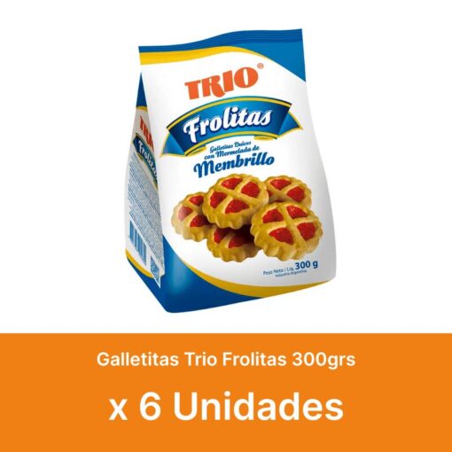 AHORRO 13% Galletitas Trio Frolitas 300grs x6u ( $ 880 la unidad )