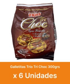 AHORRO 13% Galletitas Trio Tri Choc 300grs x6u ( $ 880 la unidad )