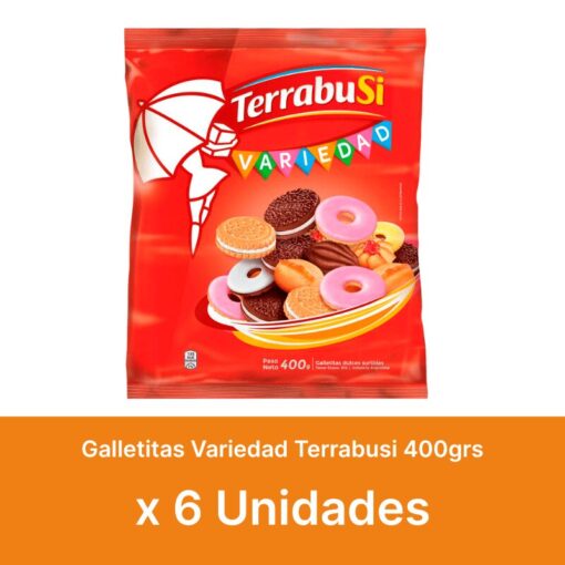 AHORRO 20% Galletitas Variedad Terrabusi 390grs x6u ( $ 1650 la unidad )