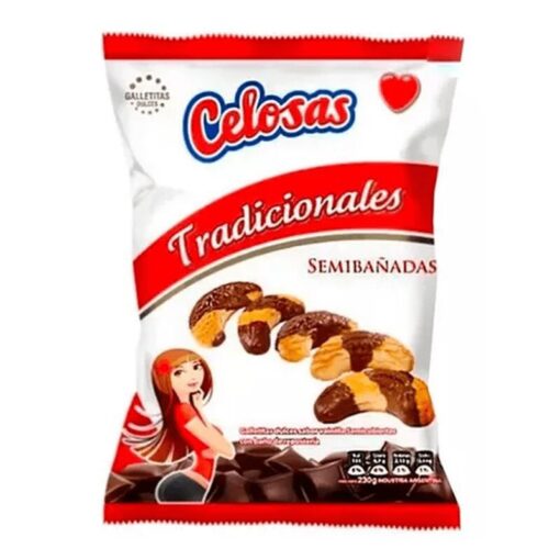 Galletitas celosas semibañadas 230grs