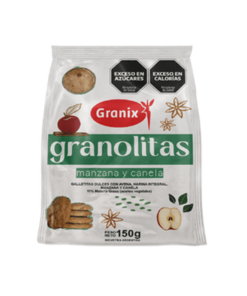 Galletitas Granolitas de manzana y canela Granix 150grs