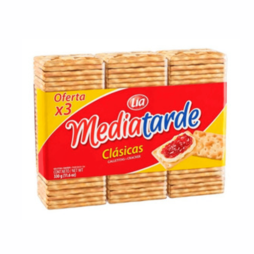 Galletitas LIA MEDIA TARDE x3u  315Gr